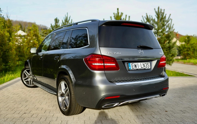 Mercedes-Benz GLS cena 213000 przebieg: 147000, rok produkcji 2017 z Wieluń małe 529